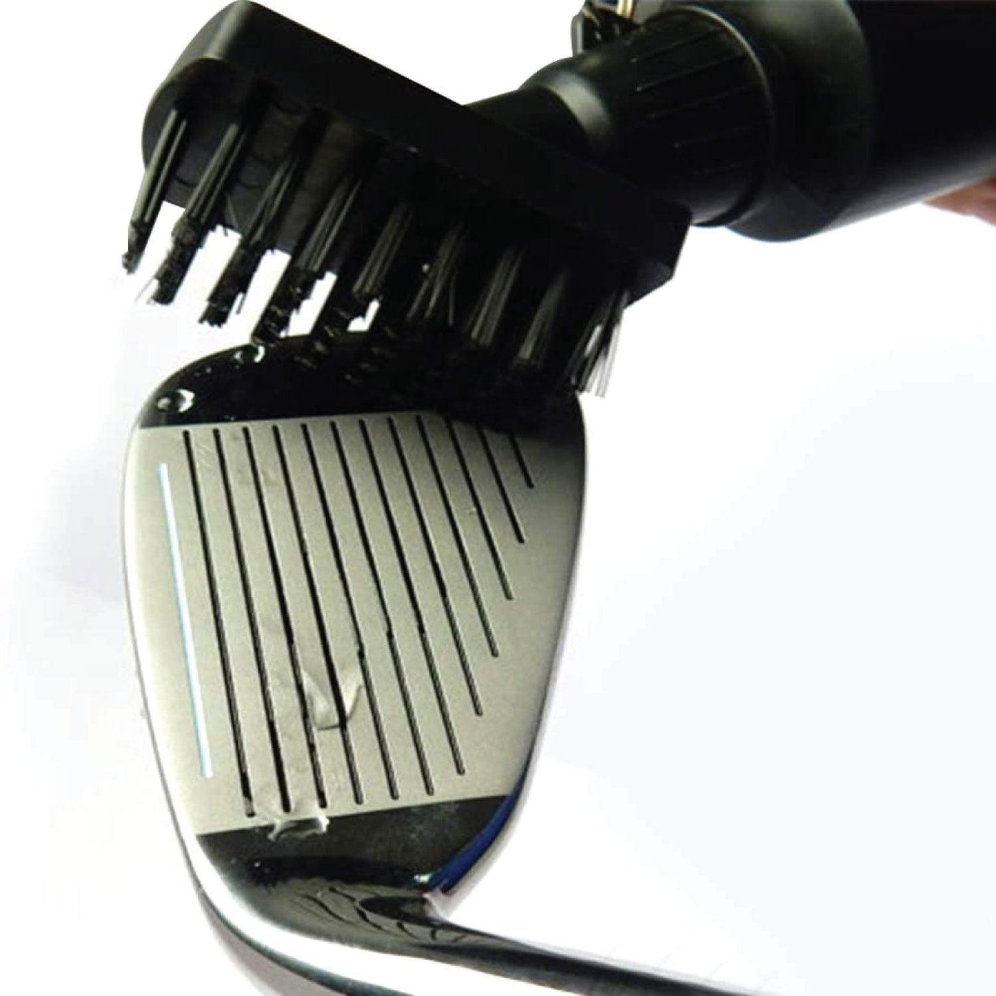 Golf Club Cleaning Brush - Golf Club Brush Groove Cleaner with Built-in Water Spray & Retractable Keychain