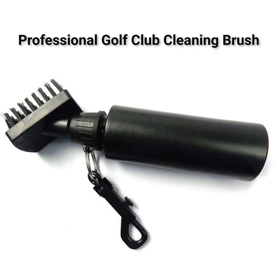 Golf Club Cleaning Brush - Golf Club Brush Groove Cleaner with Built-in Water Spray & Retractable Keychain