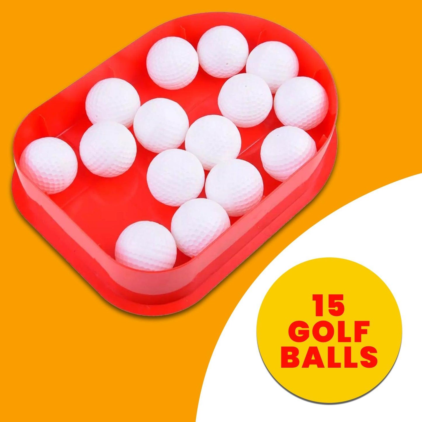 Childs Golf Set - Kids Golf Club Set with 15 Golf Balls Clubs Equipment