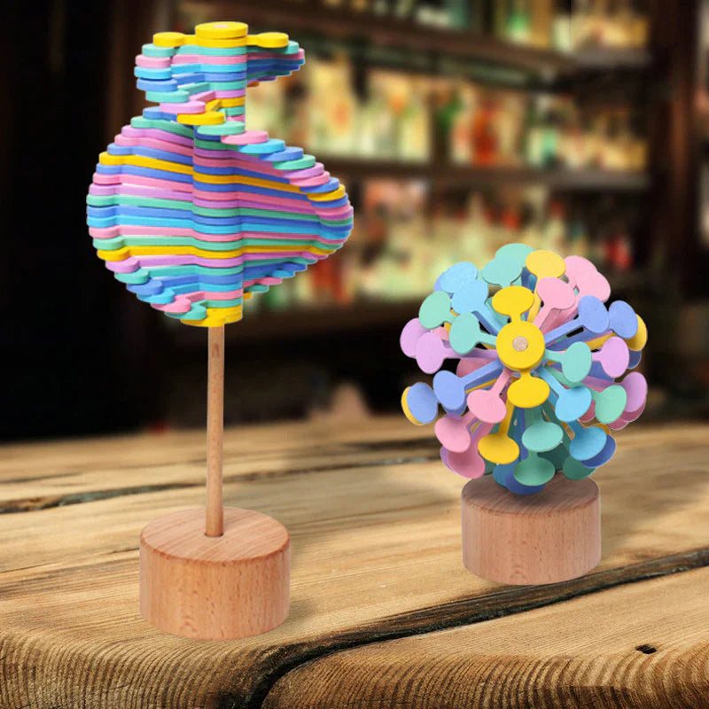 Wooden Spinner Toy - Relaxation and Focus Enhancer
