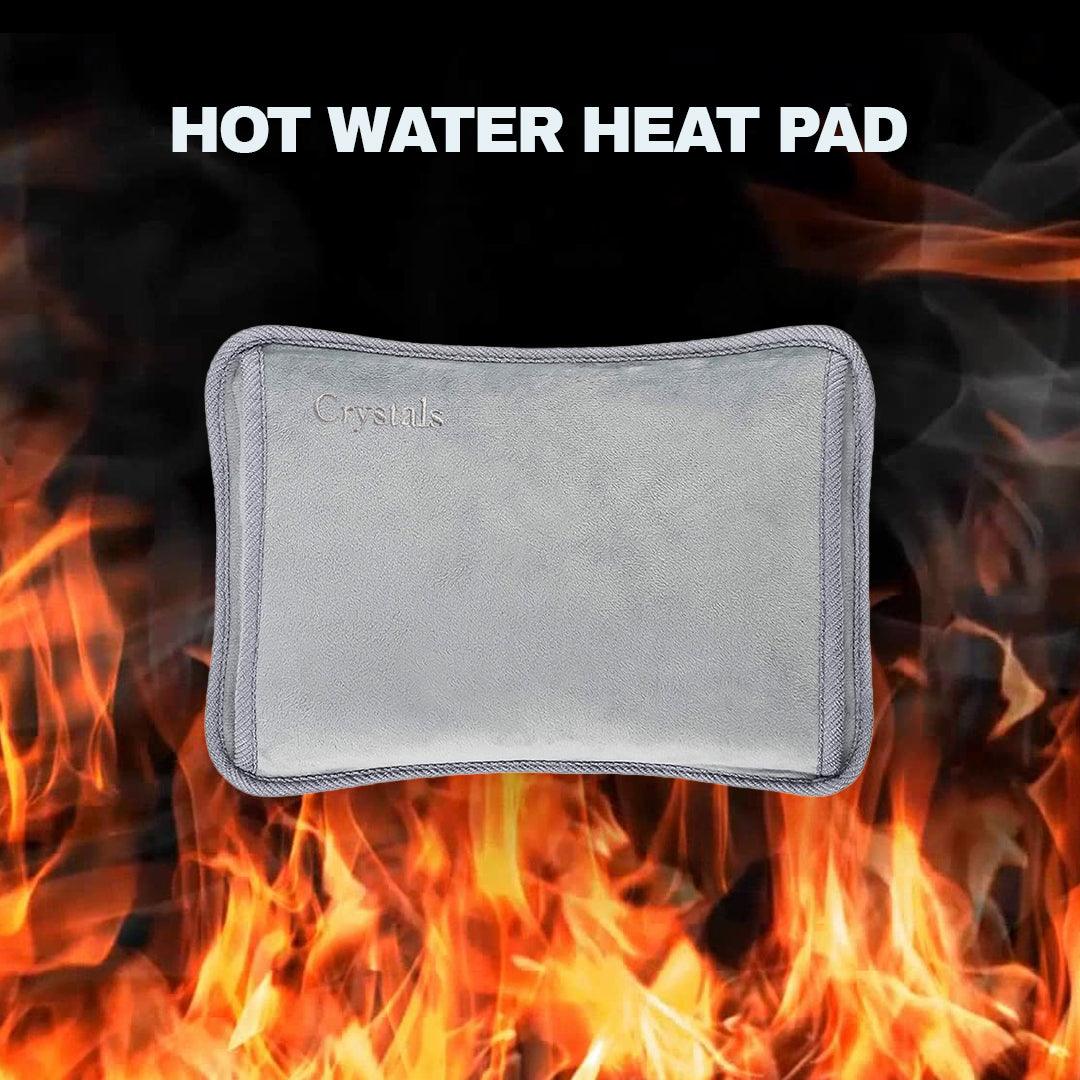 Best Electronic Hand Warmer - Rechargeable Hot Water Bottle Grey Bed Hand Warmer Massaging Heat Pad