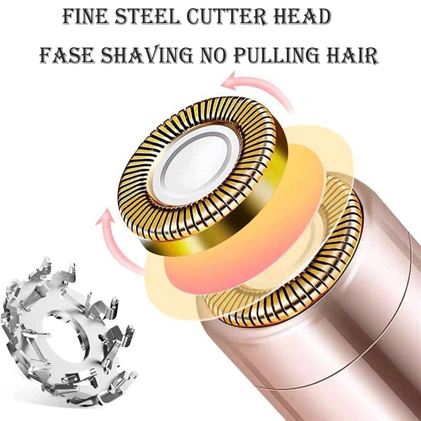 Eyebrow Trimmer for Women - Rechargeable Facial Hair Remover Face Hair Trimmer Eyebrow Razor Portable Mini Epilator