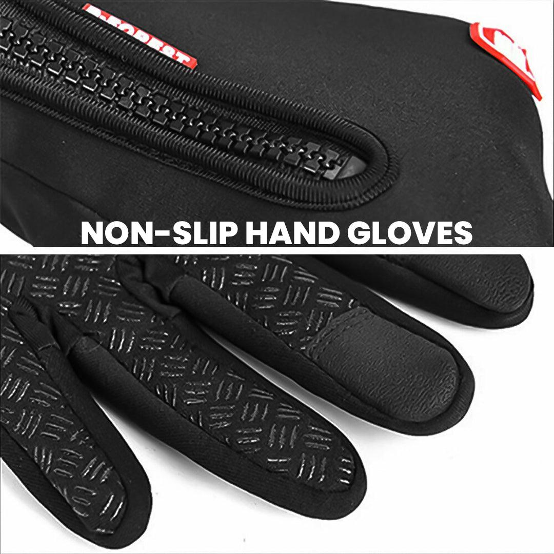 Thermal Waterproof Gloves - Winter Warm Windproof Fleece Lined Thermal Touch Screen Gloves