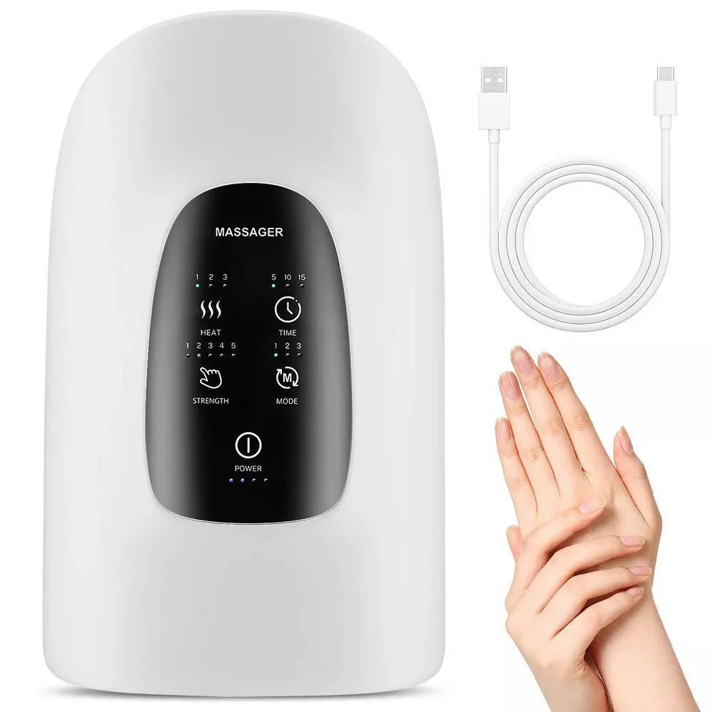 Hand Massager Machines - Electric Hand Massager for Palm Massage Cordless Heat Accupressure Massager