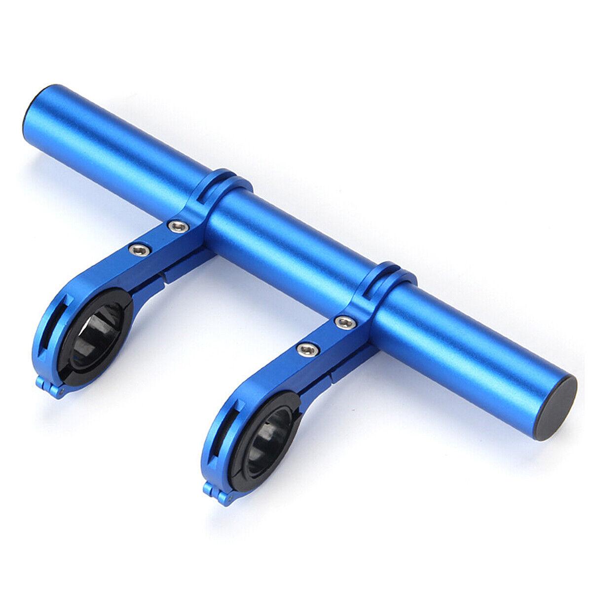 Bike Handlebar Extender - 2PCS Clamp Brackets and 1PC Hex Wrench, Aluminum Universal Bicycle Handlebar Extension for Bicycle Light, Speedometer