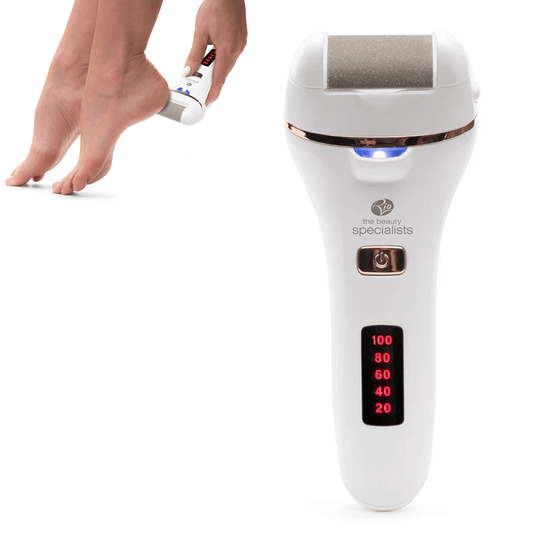 Hard Skin Remover for Feet - Smooth 60 Second Pedi Foot File Electric Rechargeable Hard Skin Remover