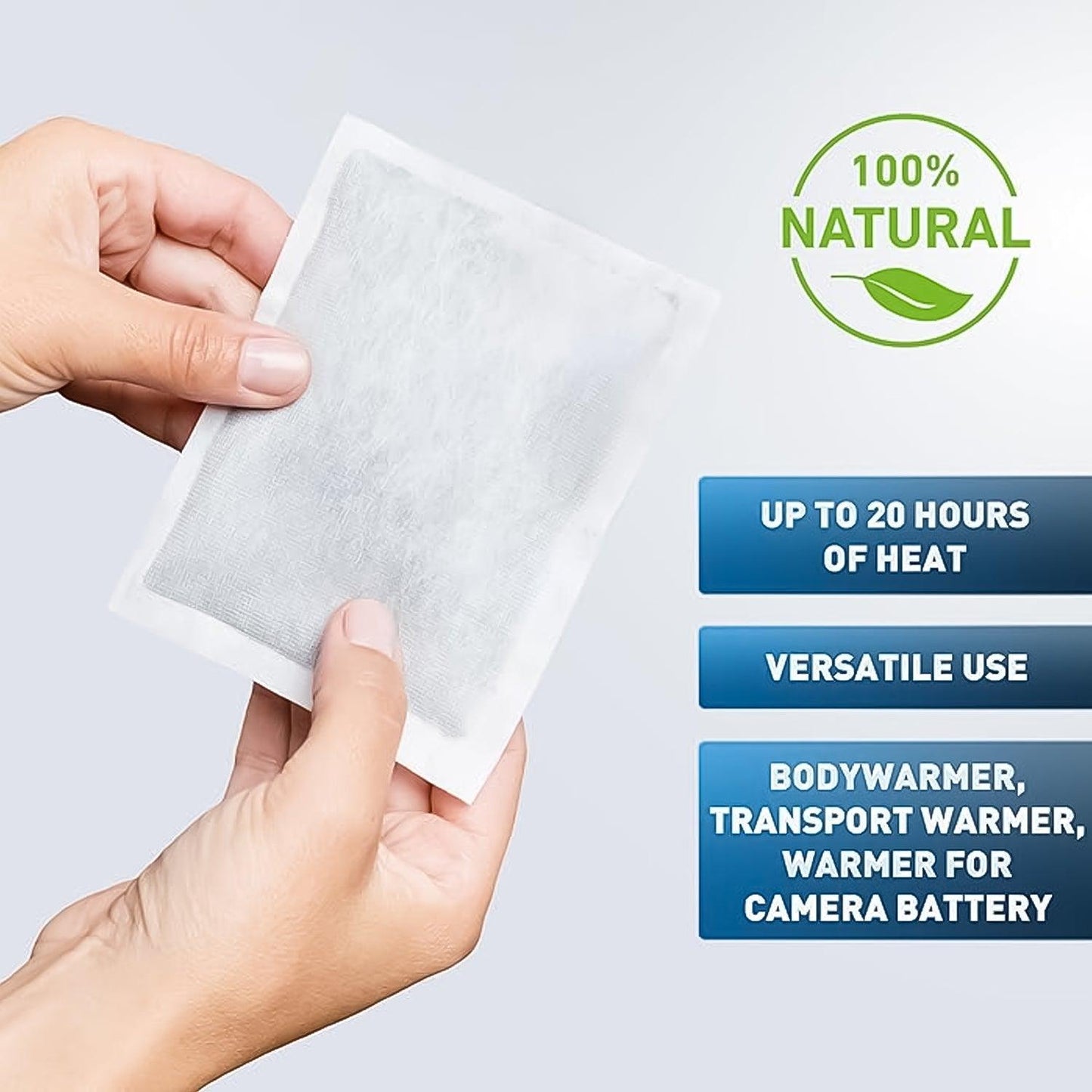 Body Warmer Patch - 10 or 40 Pieces EXTRA WARM Pad Warmer for Back and Neck | 12 Hours Pleasant Warmth | Purely Natural