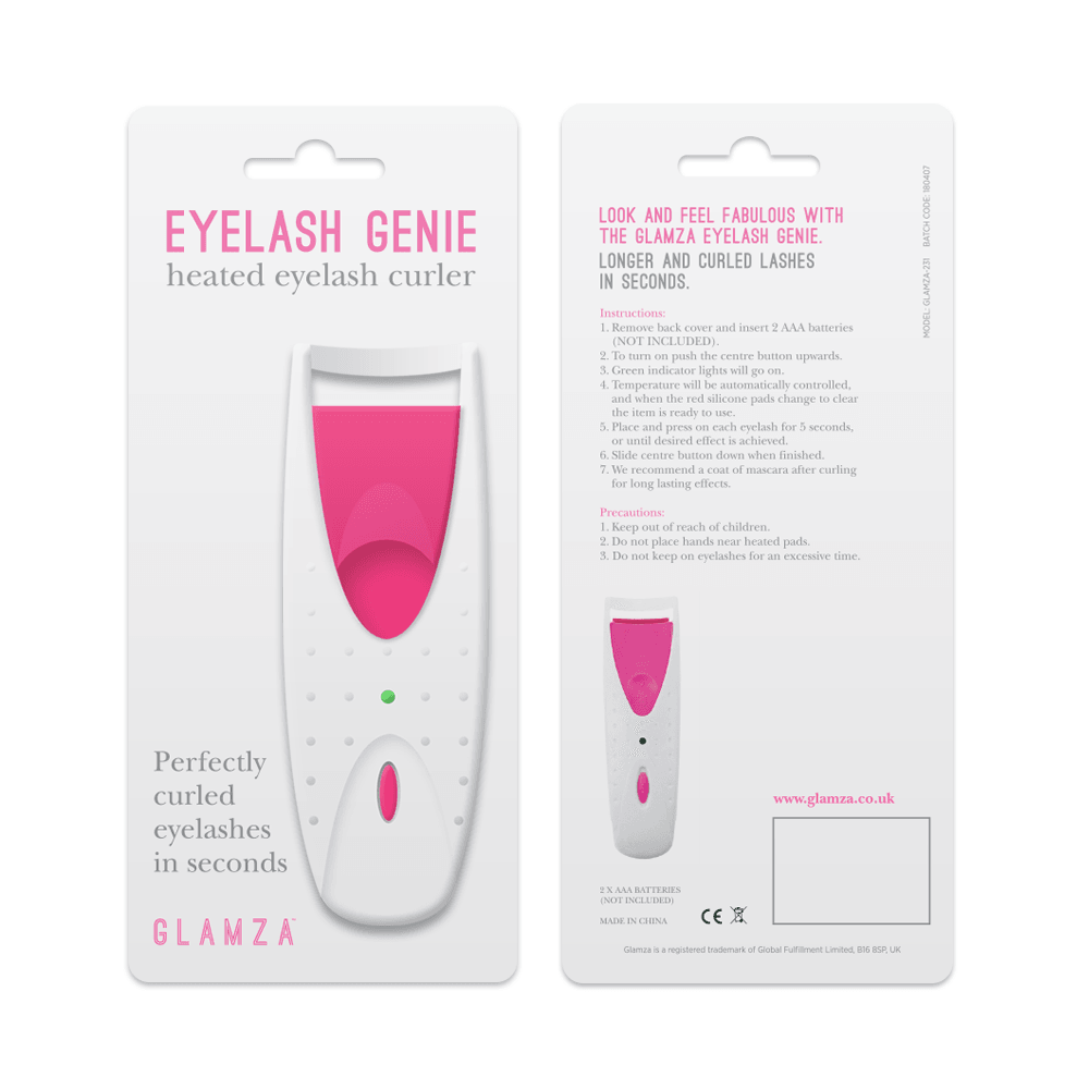 Heating Eyelash Curler - Long Lashes Makeup Curl Electric Lash