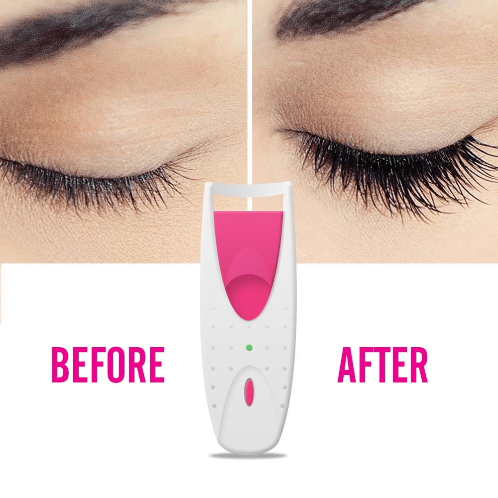 Heating Eyelash Curler - Long Lashes Makeup Curl Electric Lash