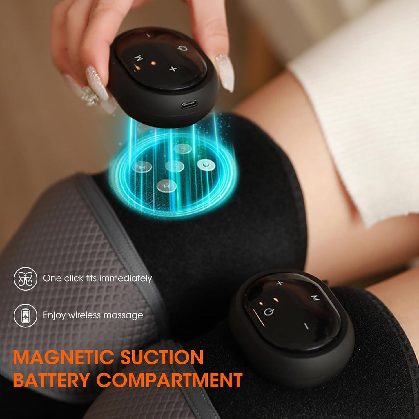 Knee Pain Massager - Knee Joint Massager Heat Physiotherapy Pain Relief Vibration Machine