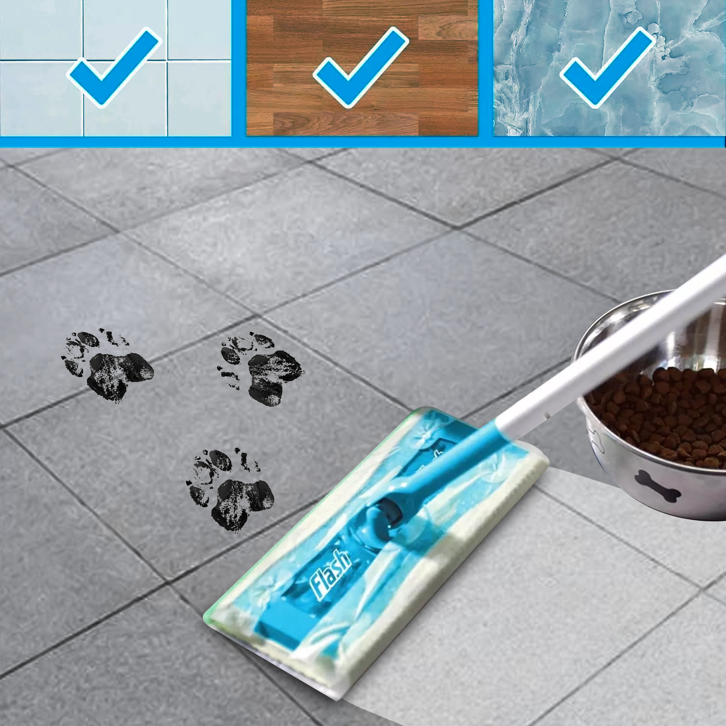 Wet Mopping Cloths – Super Absorbent & Reusable Cleaning Pads for All Floor Types