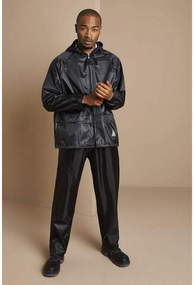 Best Raincoats Mens - Result Mens Waterproof Windproof Heavy Duty Jacket and Trousers Rain Suit + BAG