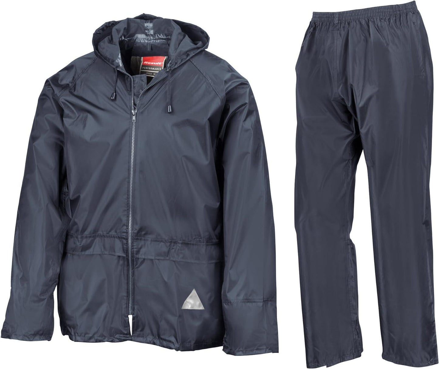 Best Raincoats Mens - Result Mens Waterproof Windproof Heavy Duty Jacket and Trousers Rain Suit + BAG