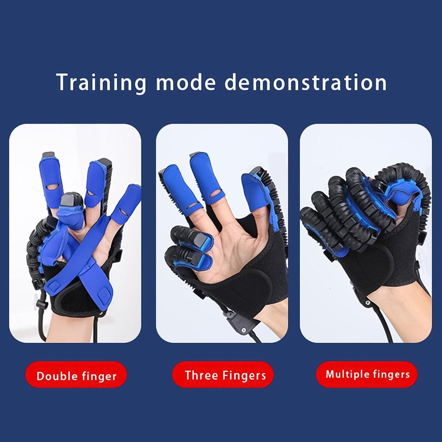 Rehabilitation Robot Gloves - Electric Hand Exerciser Hemiplegia Finger Rehabilitation Trainer Robot Glove