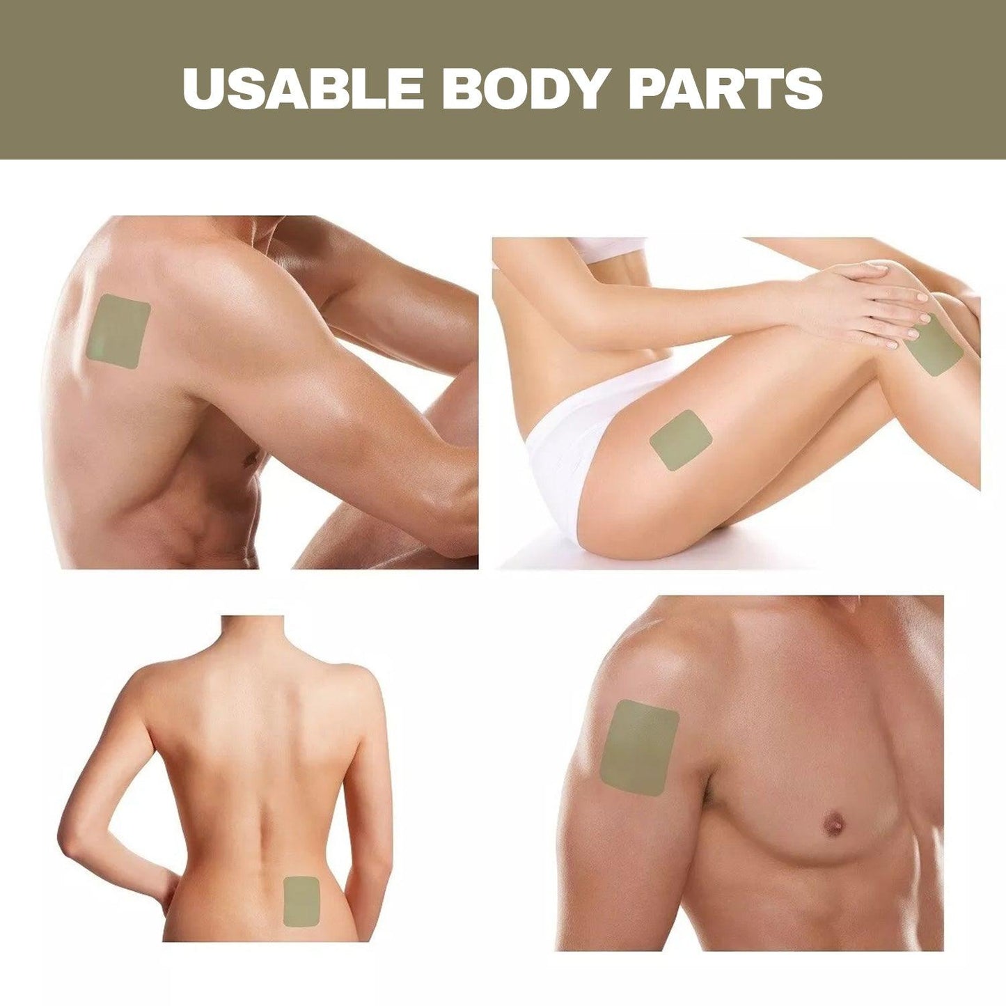 Pain Relief Patch - 20 Dermal Patches Botanicals Hemp Patch For Pain Relief