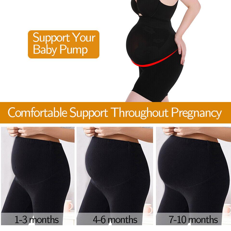 Bump Support Knickers - Women Maternity High Waist Underwear Pregnancy Seamless Belly Support Panties UK