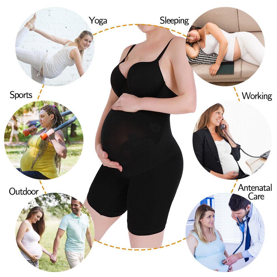 Bump Support Knickers - Women Maternity High Waist Underwear Pregnancy Seamless Belly Support Panties UK