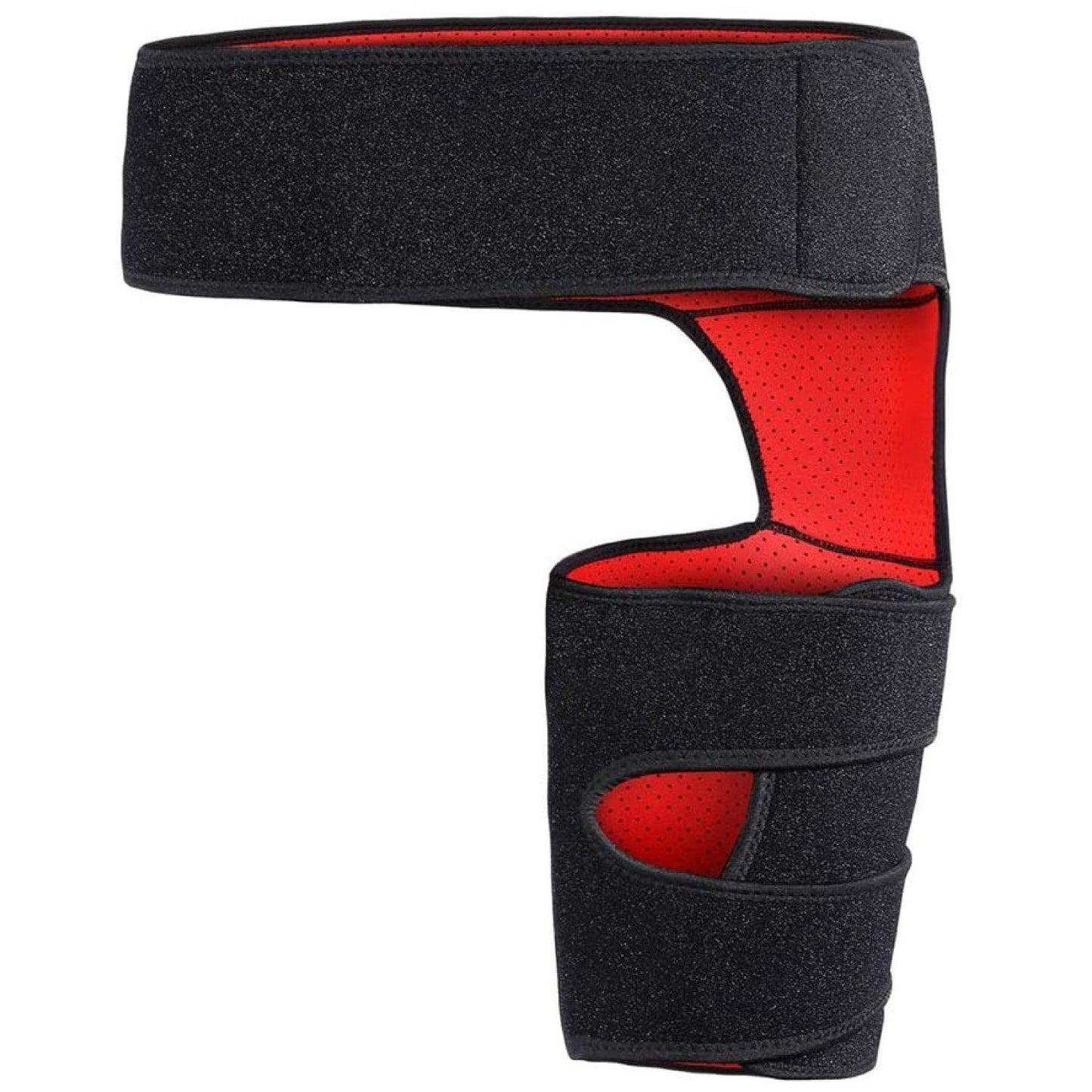 Hip Support Brace - Adjustable Thigh Hip Brace Compression Groin Support Wrap for Sciatica Pain Relief