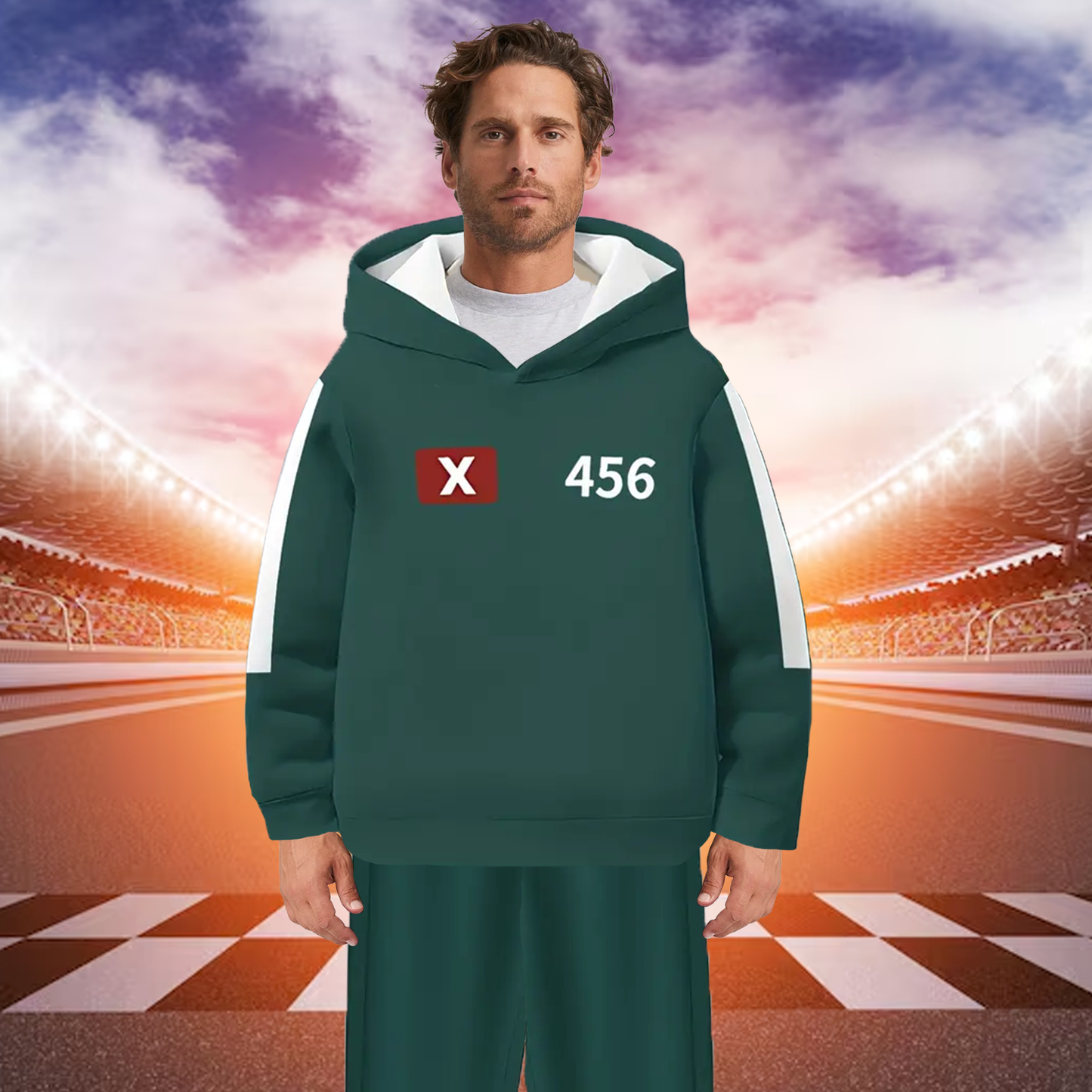 Hoodie and Joggers Set – Boys/ Girls Squid Game Inspired Casual Outdoor Tracksuit