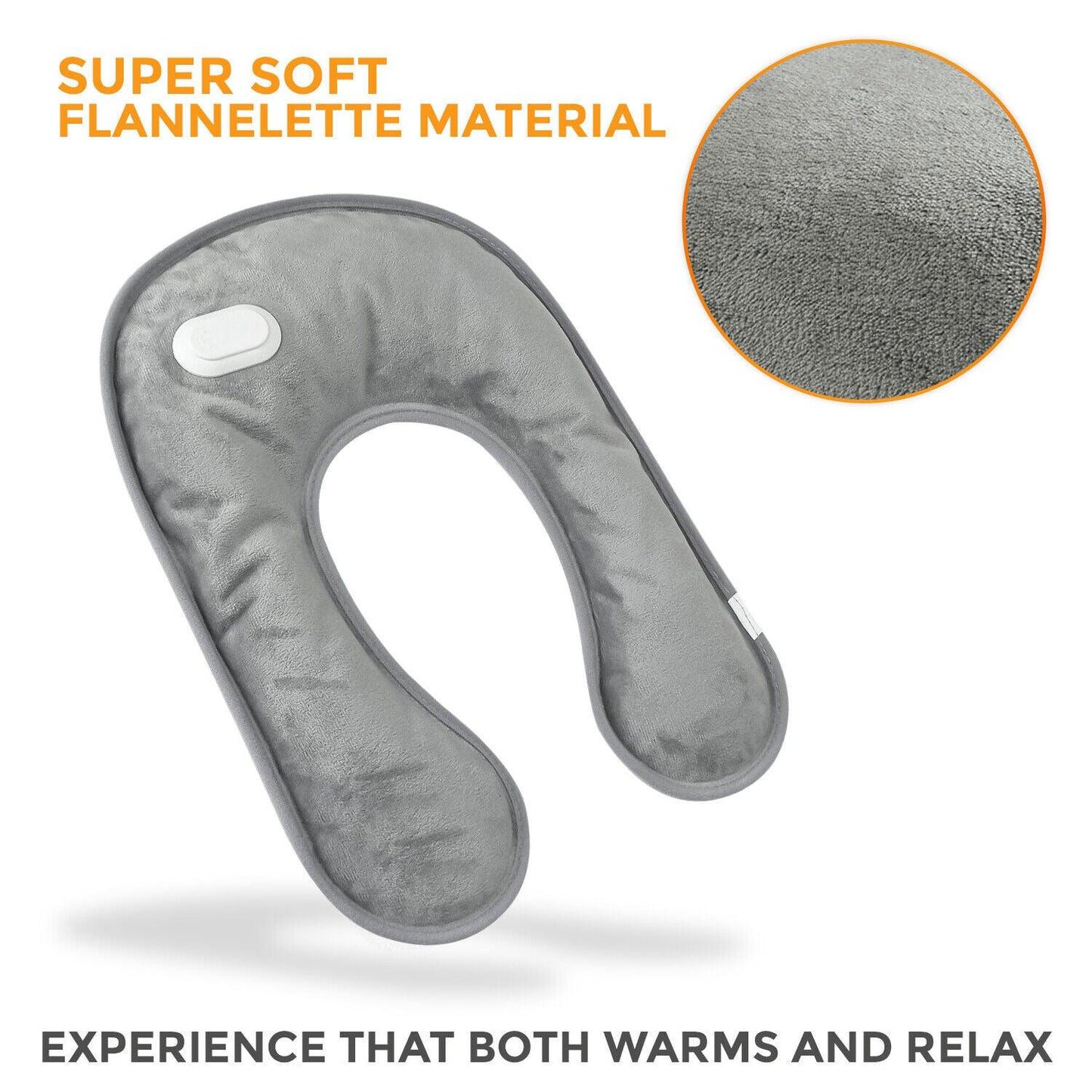 Electric Hot Water Bottle - Rechargeable Neck Shoulder Warmer Massaging Heat Pad