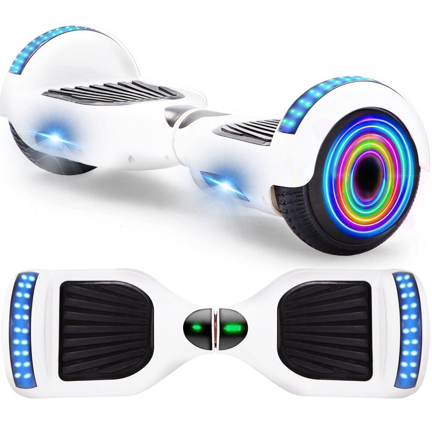 Electric Self Balancing Scooter - 500W Hoverboard For Kids Bluetooth LED Segway