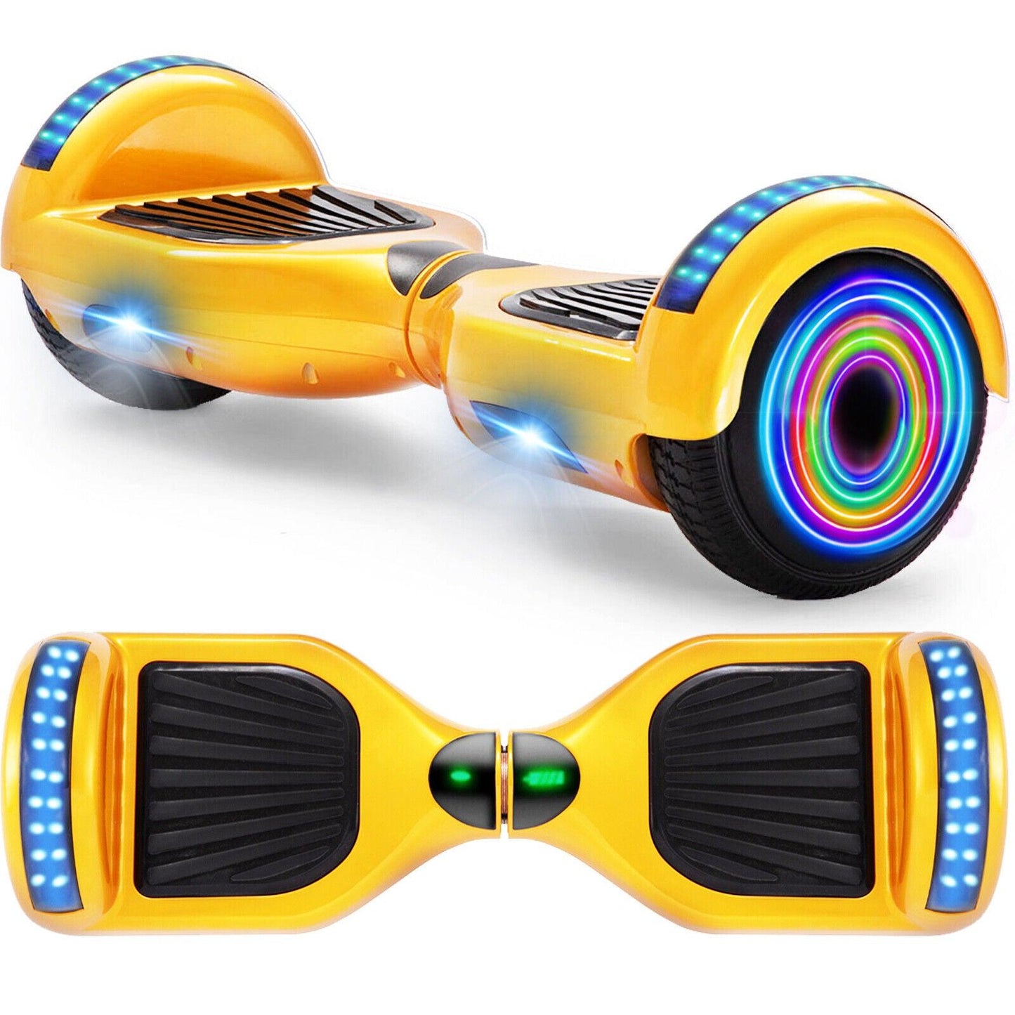 Electric Self Balancing Scooter - 500W Hoverboard For Kids Bluetooth LED Segway