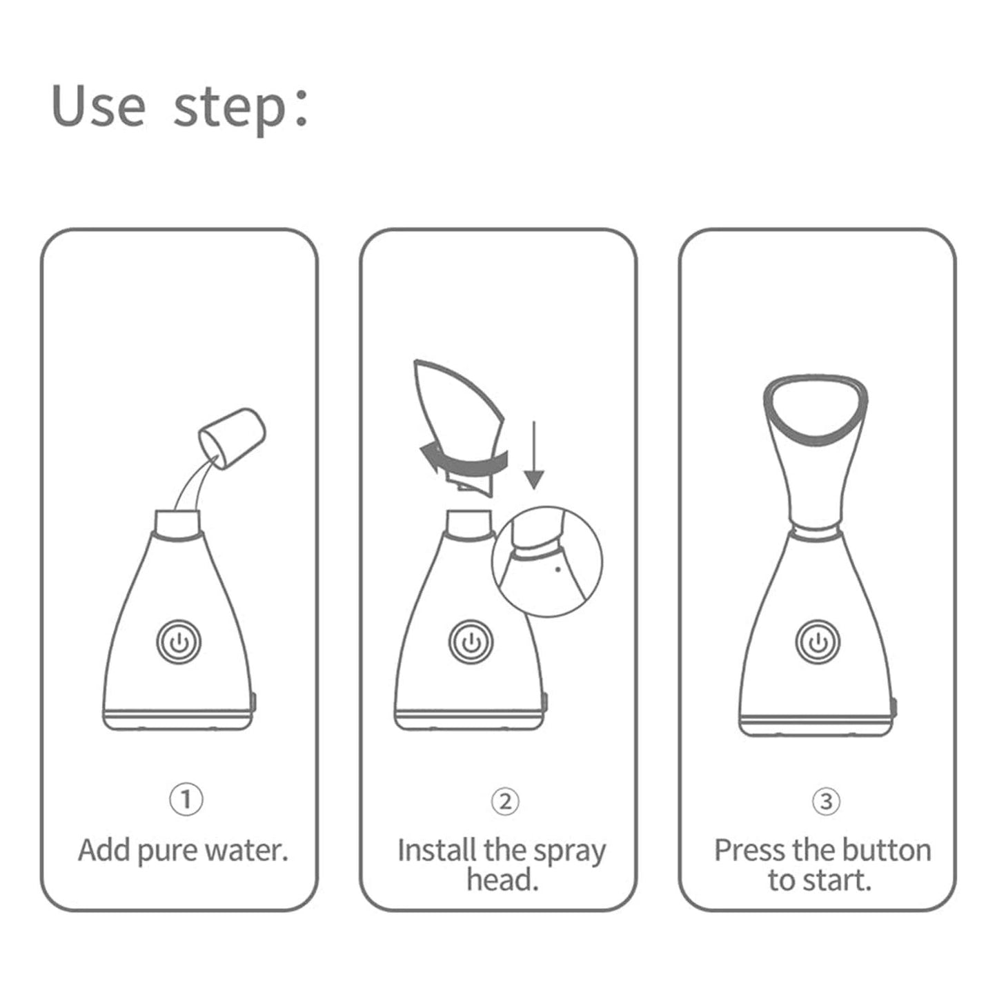 Facial Face Steamer - Nano Ionic Face Steamer Deep Clean Moisturizing Steaming Face Skin Care Hot Cold