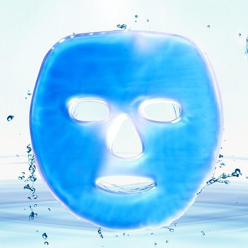 Cooling Face Mask - Cooling Gel Face Mask, Beauty Care Ice Cooling Gel Face Eye Skin Mask Pain Headache Relief Chill Relax