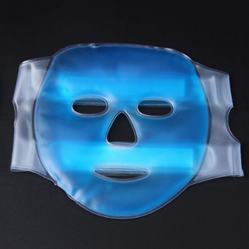 Cooling Face Mask - Cooling Gel Face Mask, Beauty Care Ice Cooling Gel Face Eye Skin Mask Pain Headache Relief Chill Relax