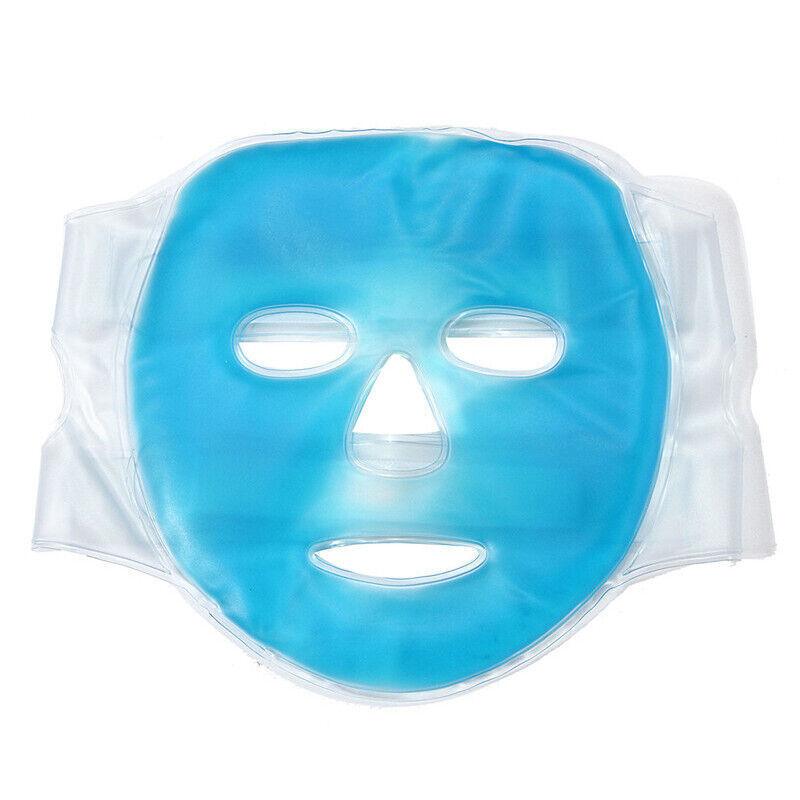 Cooling Face Mask - Cooling Gel Face Mask, Beauty Care Ice Cooling Gel Face Eye Skin Mask Pain Headache Relief Chill Relax