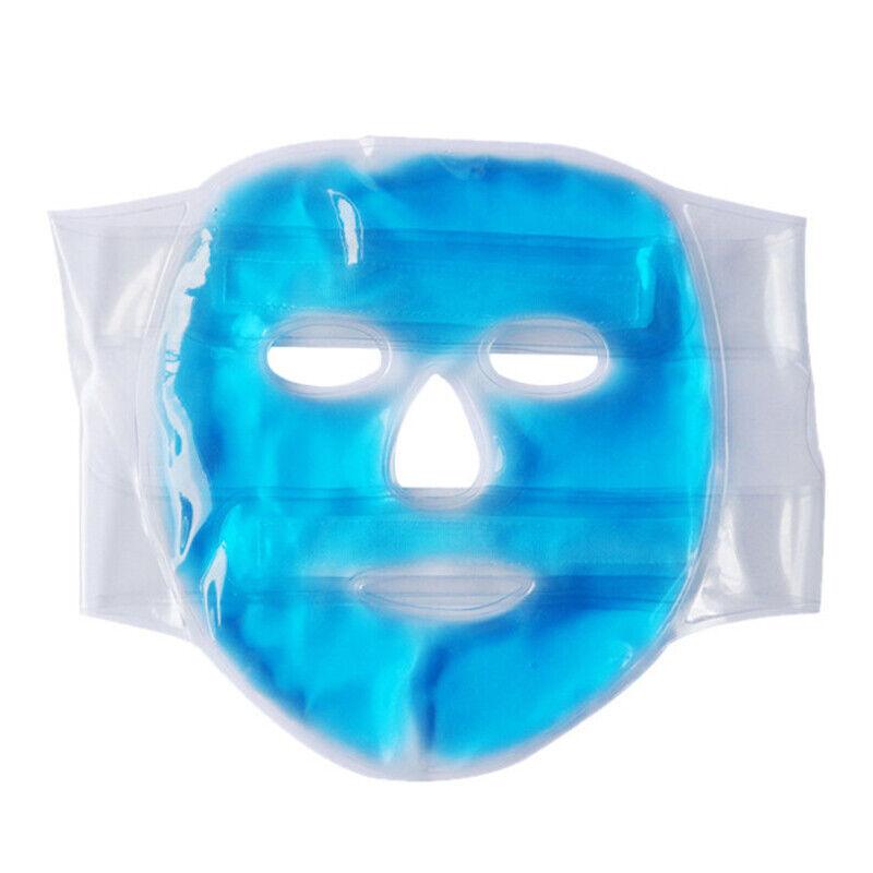 Cooling Face Mask - Cooling Gel Face Mask, Beauty Care Ice Cooling Gel Face Eye Skin Mask Pain Headache Relief Chill Relax