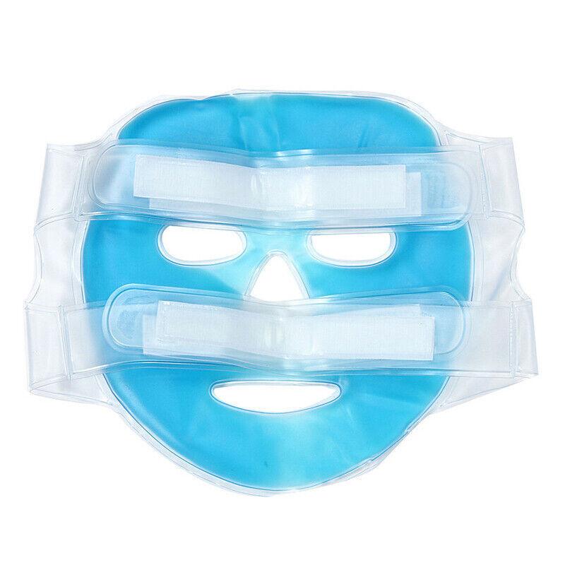 Cooling Face Mask - Cooling Gel Face Mask, Beauty Care Ice Cooling Gel Face Eye Skin Mask Pain Headache Relief Chill Relax