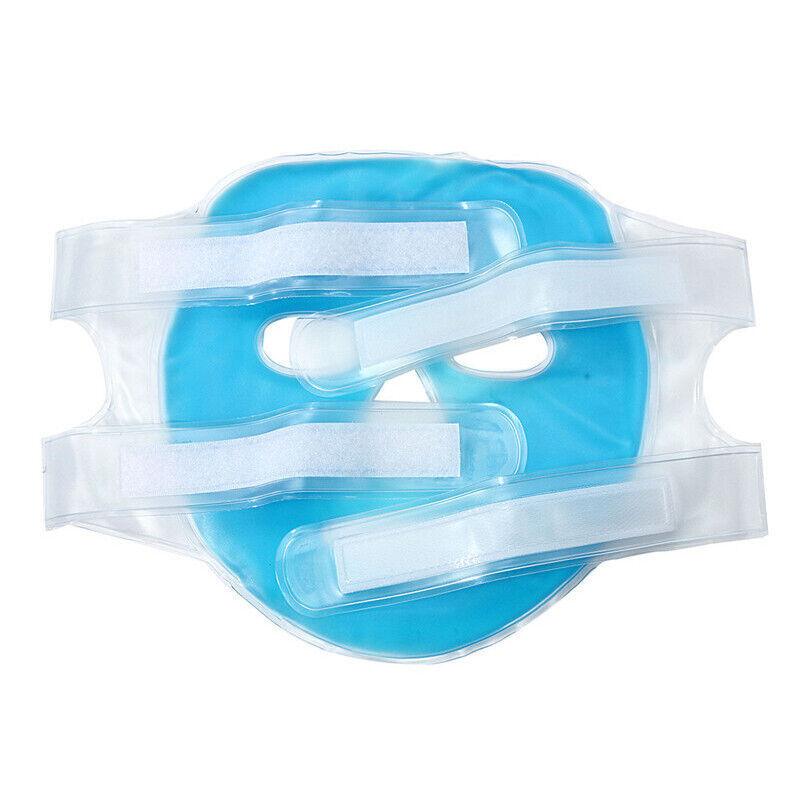Cooling Face Mask - Cooling Gel Face Mask, Beauty Care Ice Cooling Gel Face Eye Skin Mask Pain Headache Relief Chill Relax