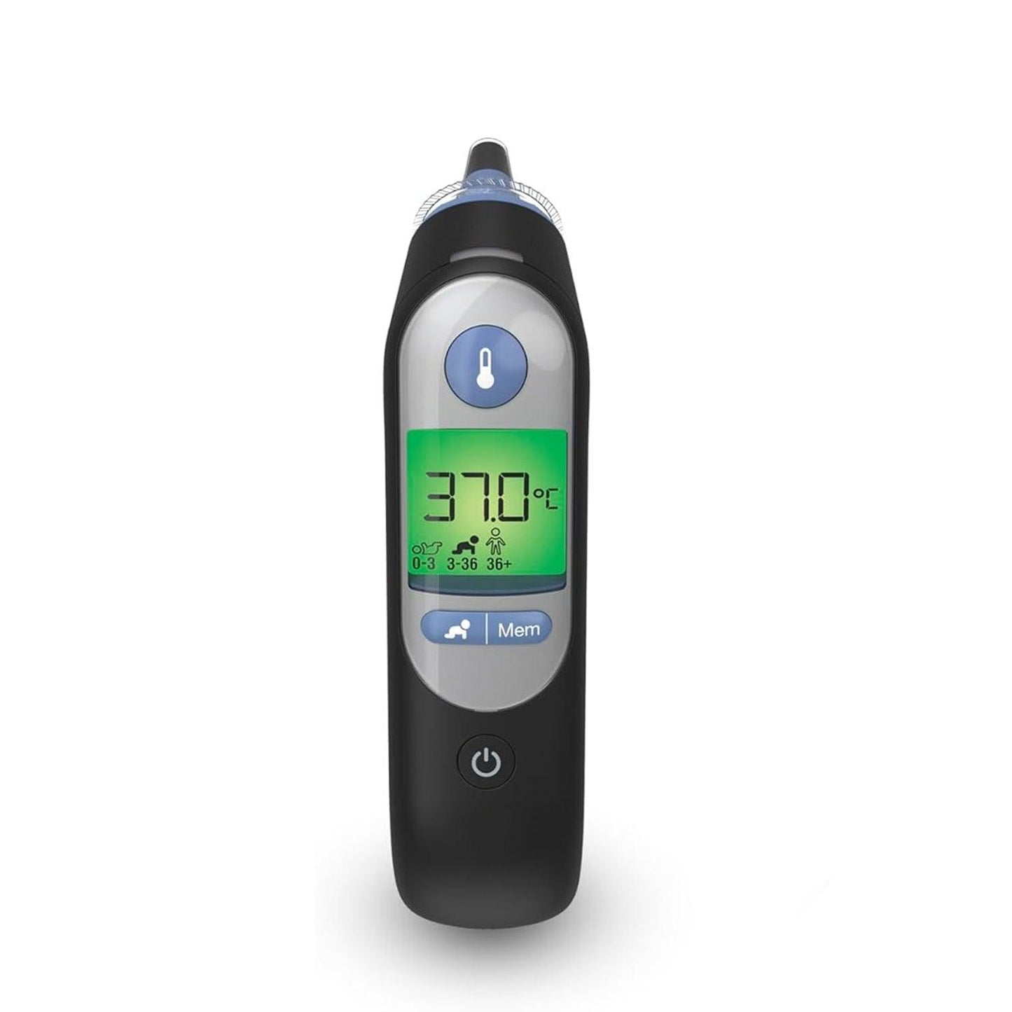Digital Ear Thermometer - 7+ connect Ear thermometer | App Compatible Technology |  Colour-coded Digital Display | Baby And Infant Friendly