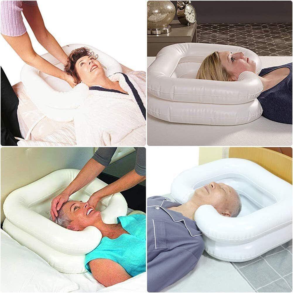 Inflatable Hair Washing Basin - Portable Shampoo Basin