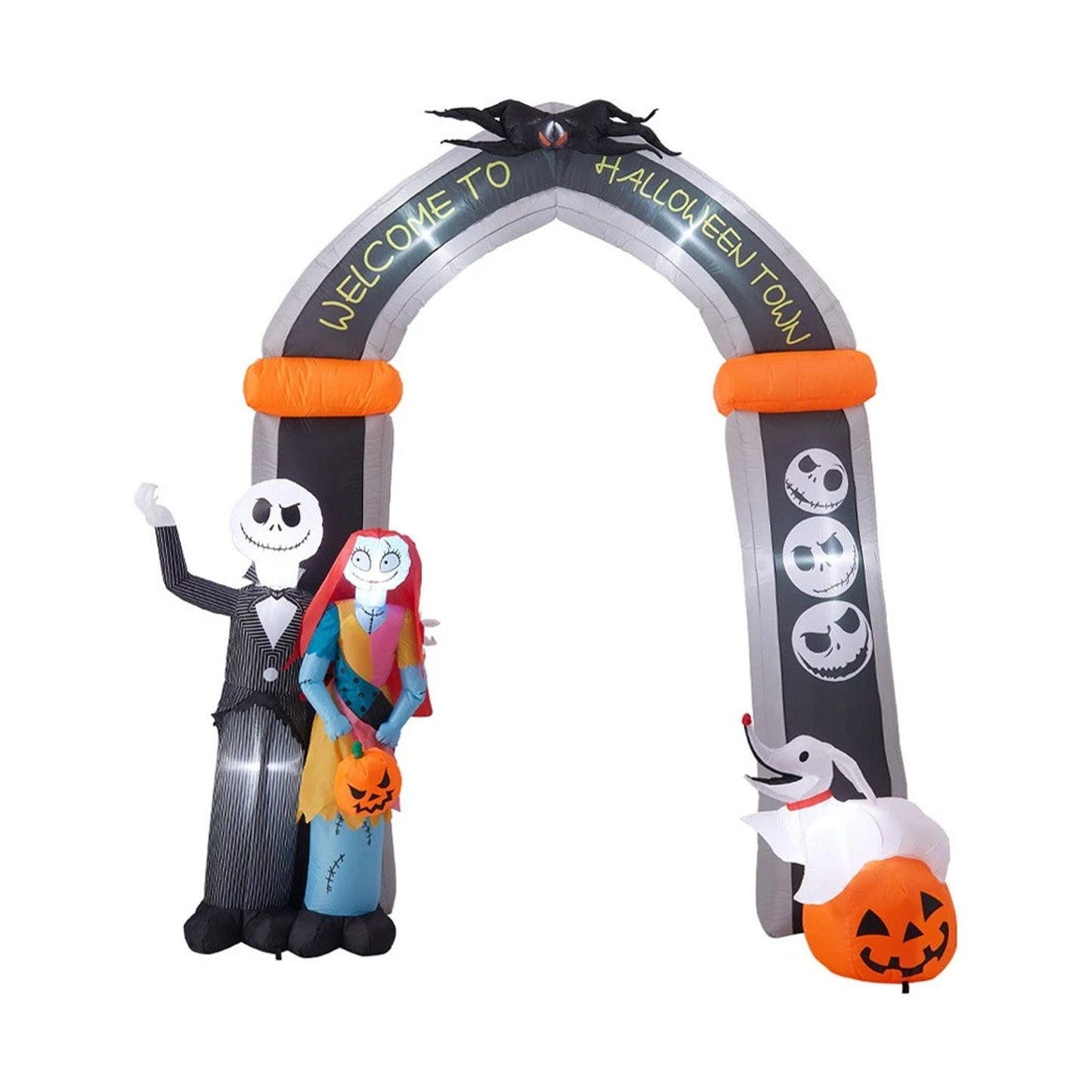 Inflatable Halloween Decoration – Spooky Witch & Pumpkin Blow Up for Garden/Patio