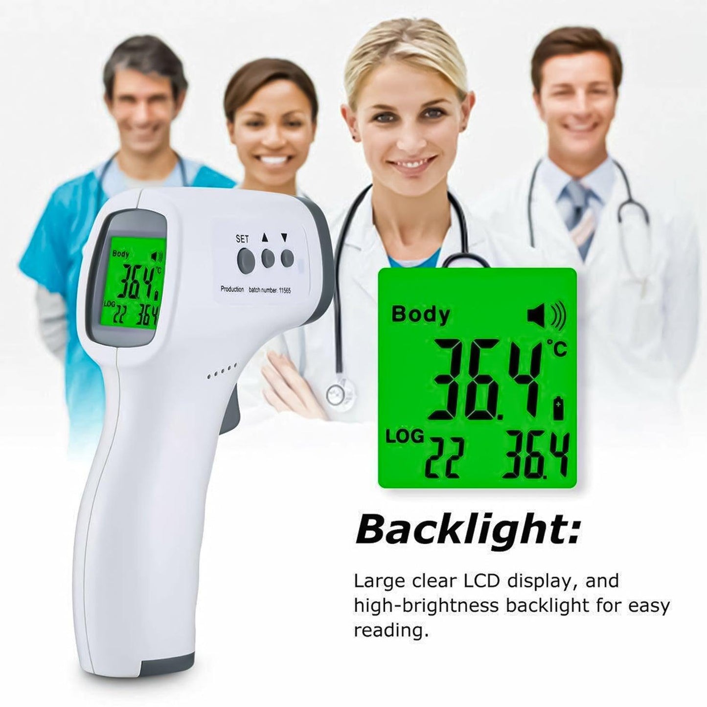 Best Thermometer UK - Infrared Digital Non-Contact Forehead Thermometer