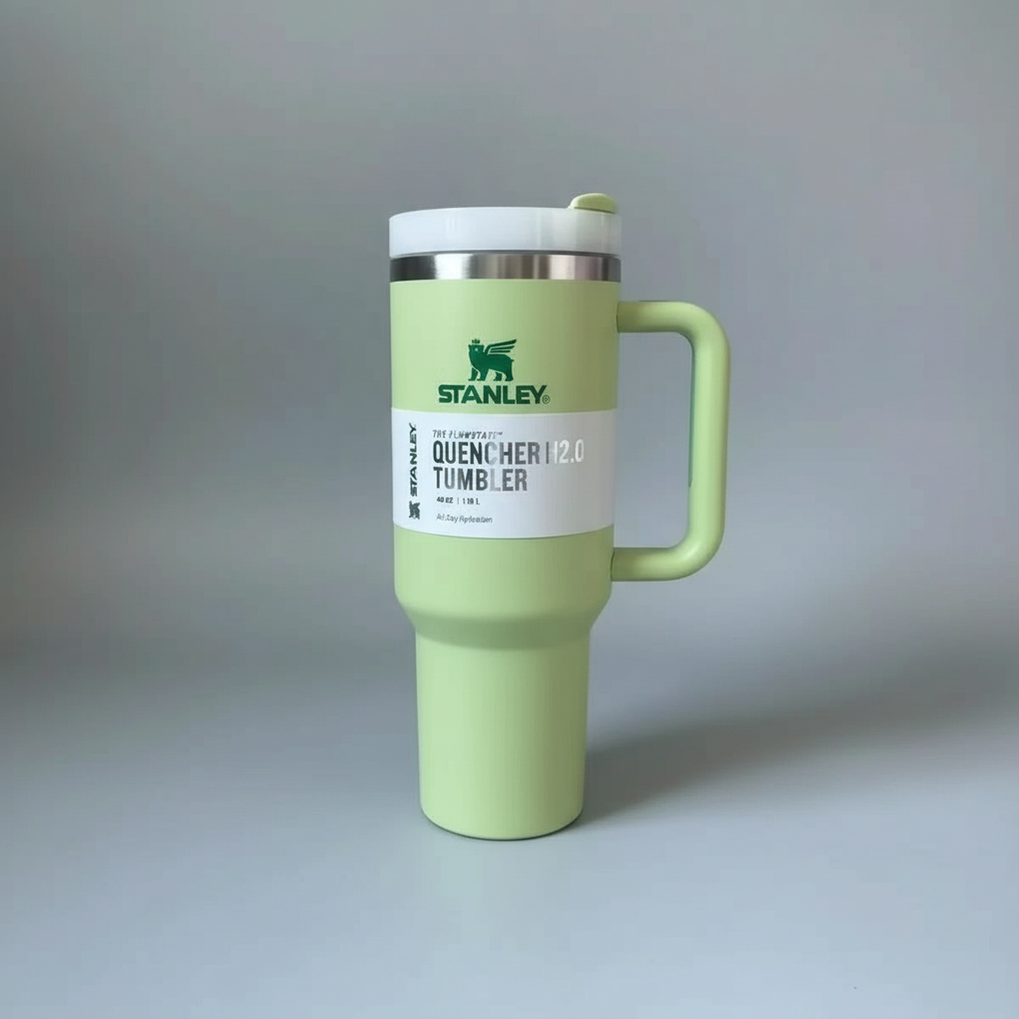 Insulated Straw Tumbler - 40 OZ Stanley Quencher H2.0 Tumbler with Straw Travel Mug for Cold or Hot Drinks Love Shack Fancy