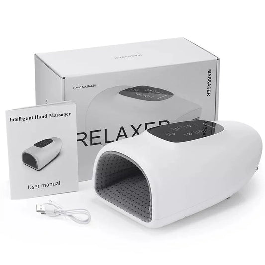 Hand Massager Machines - Electric Hand Massager for Palm Massage Cordless Heat Accupressure Massager