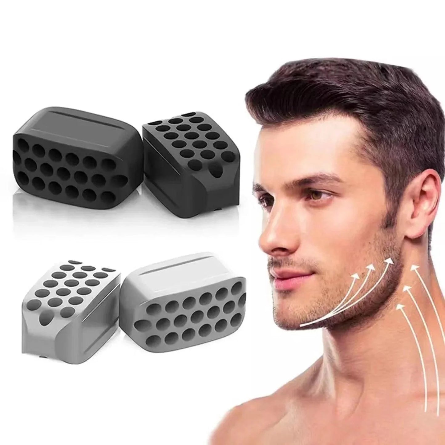 Jaw Exercises Tool - Chiselled Jawline Fitness Neck Face Toning Anti-Wrinkle