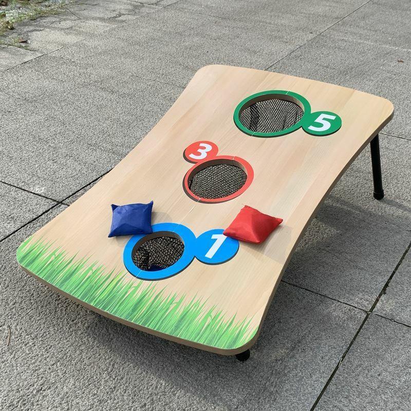 Corn Board Hole Sets UK - Kids Bean Bag Toss Game Set Family Garden Fun