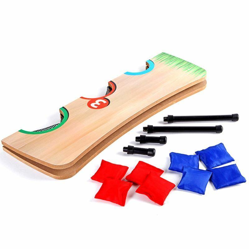 Corn Board Hole Sets UK - Kids Bean Bag Toss Game Set Family Garden Fun