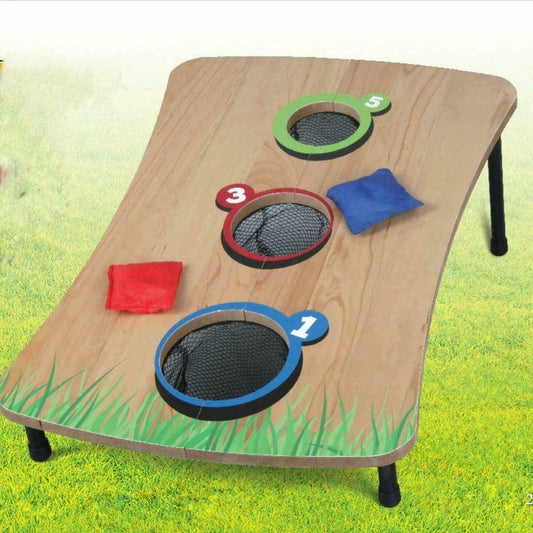 Corn Board Hole Sets UK - Kids Bean Bag Toss Game Set Family Garden Fun