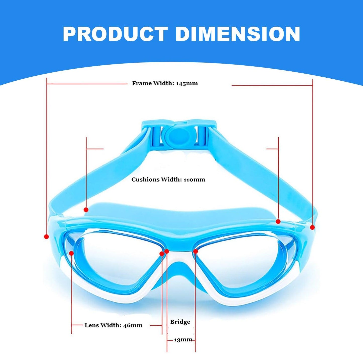 Swim Goggles Anti Fog - Kids Anti-Fog Swimming Goggles Pool Swim Adjustable Glasses Children Boys Girls