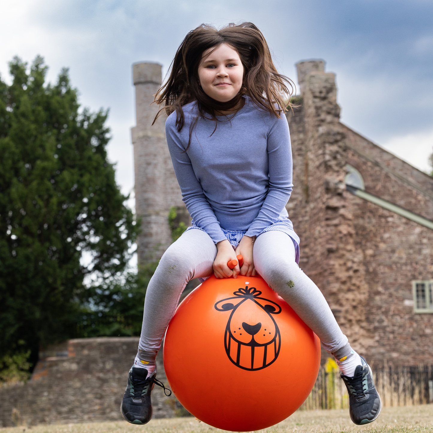 Space Hopper Ball – Retro Bouncing Toy for Kids & Adults | 60CM/80CM with Free Pump