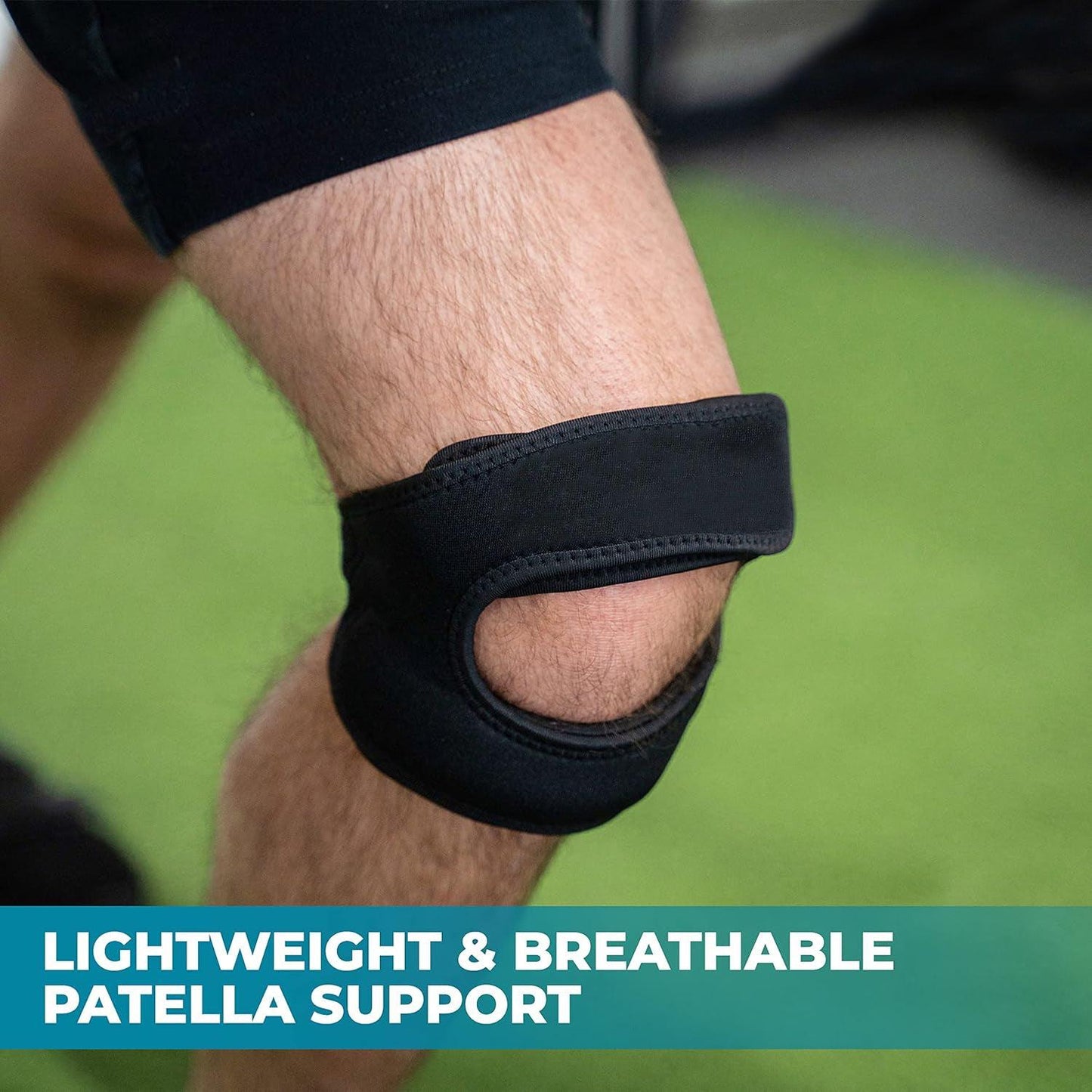 Patella Knee Strap - Knee Support Tendon Straps Running Sports Pain Neoprene Brace Arthritis
