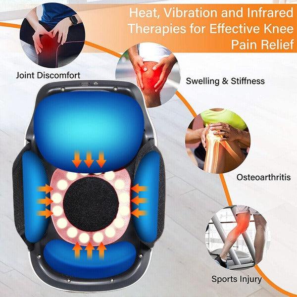 Massagers for Arthritis Knees - Cordless Knee Massager, Infrared Heat and Vibration Knee Pain Relief UK