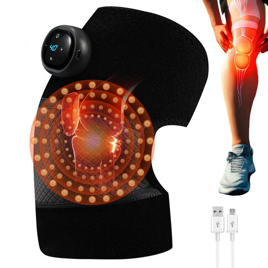 Knee Pain Massager - Knee Joint Massager Heat Physiotherapy Pain Relief Vibration Machine