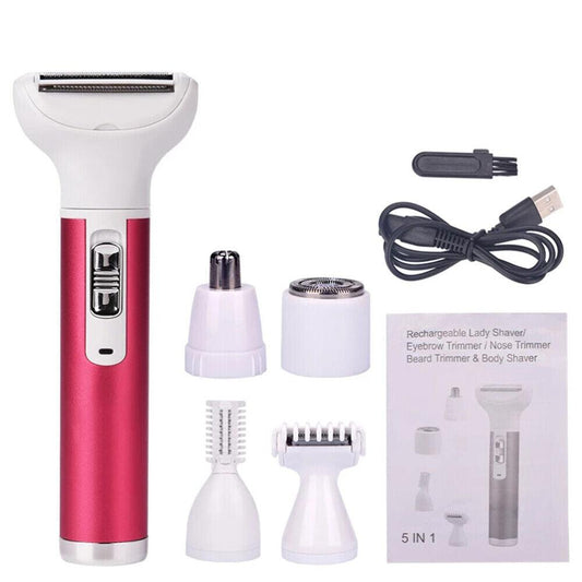 Ladies Shavers UK - Cordless Electric Lady Shaver Women Epilator Painless Razor Face Bikini Trimmer
