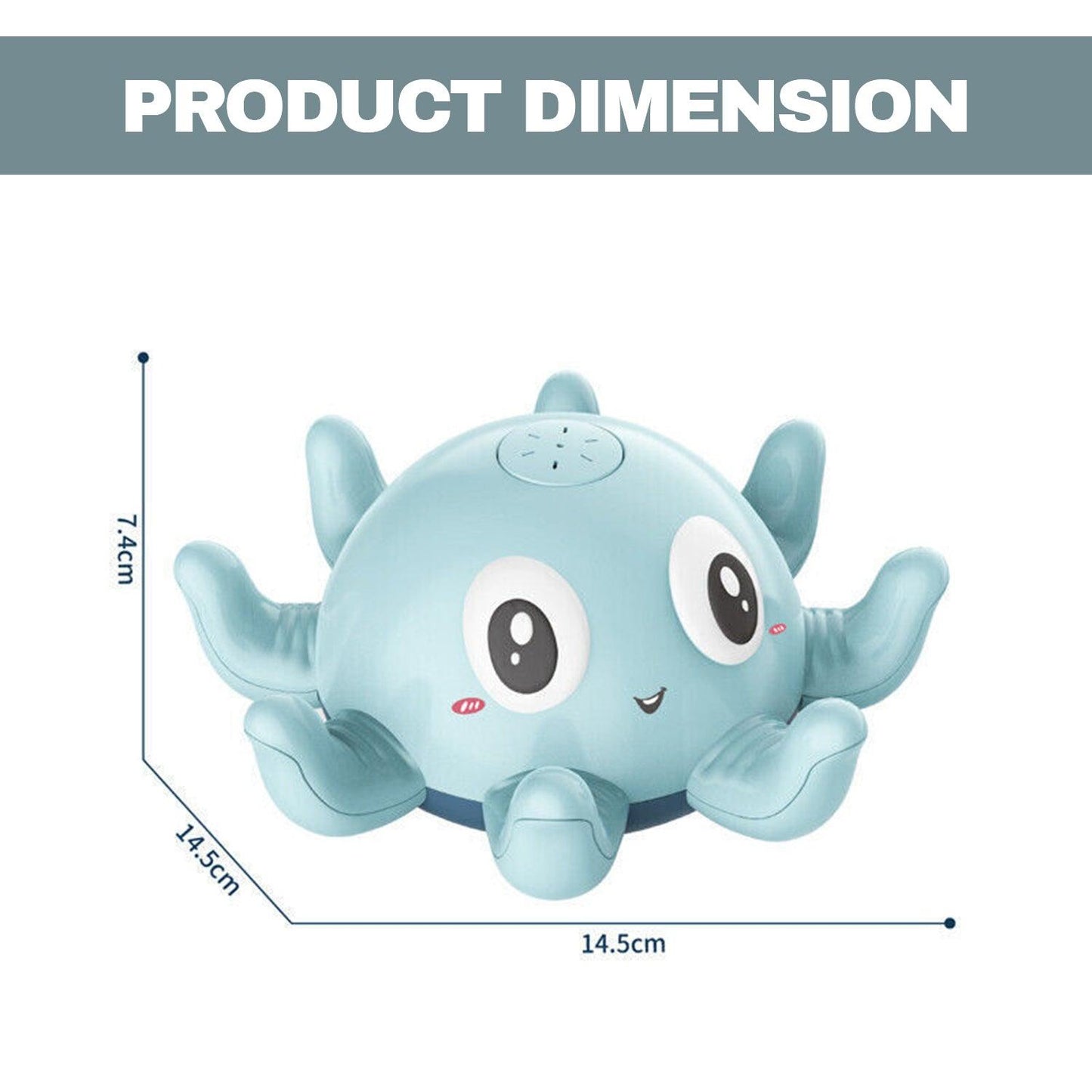 Bath Octopus Toy - LED Baby Bath Toys Octopus Water Sprinkler Pool Toys Toddlers